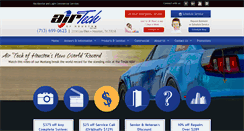 Desktop Screenshot of airtechofhouston.com